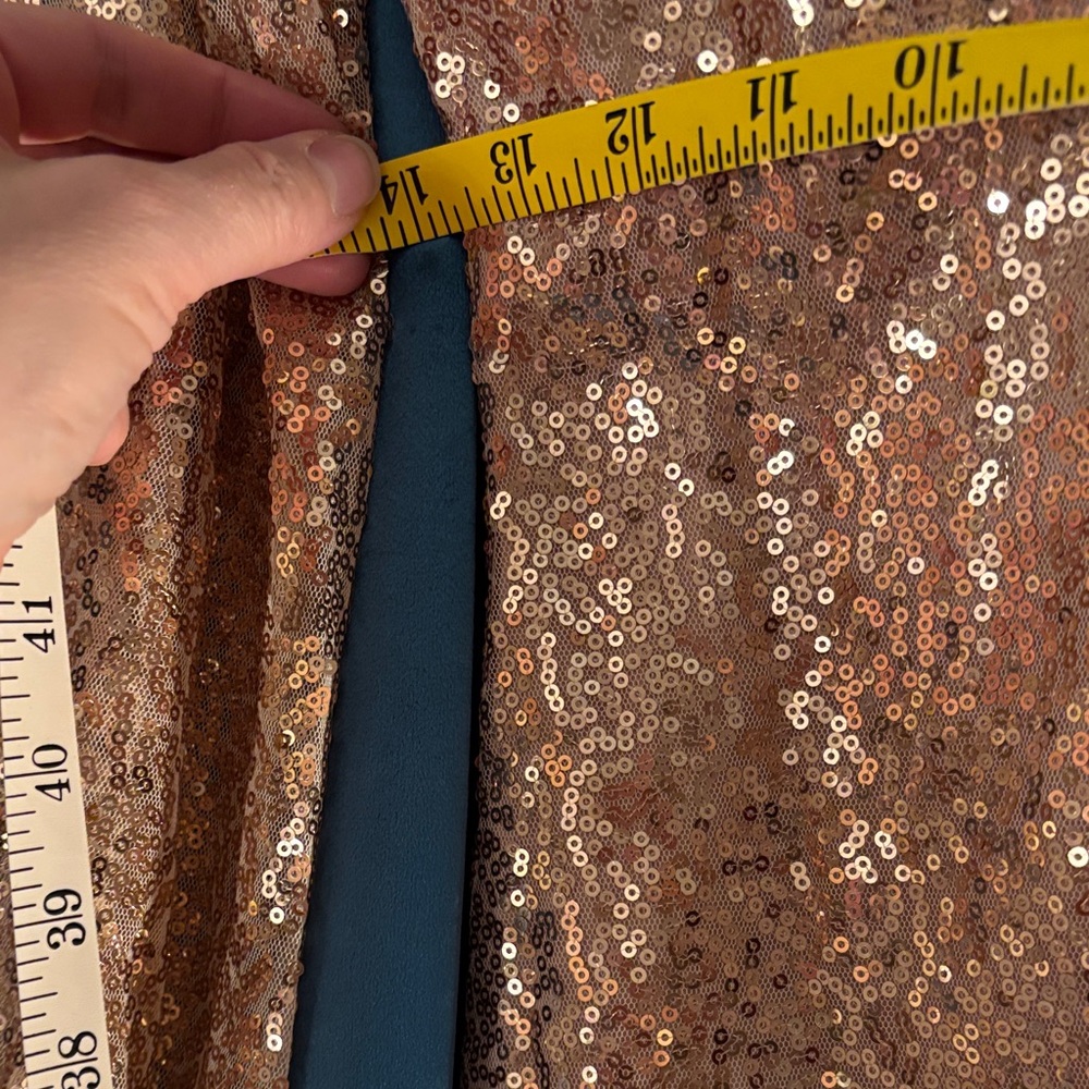 Rose Gold Y2K Sequin Micro Mini dress ✨ - Picture 7 of 10